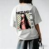 Demon Slayer Nezuko Kamado Anime T Shirt Women Unisex Short Sleeve Tee Summer Trendy Y2k Graphic Print Casual Streetwear Top Unisex