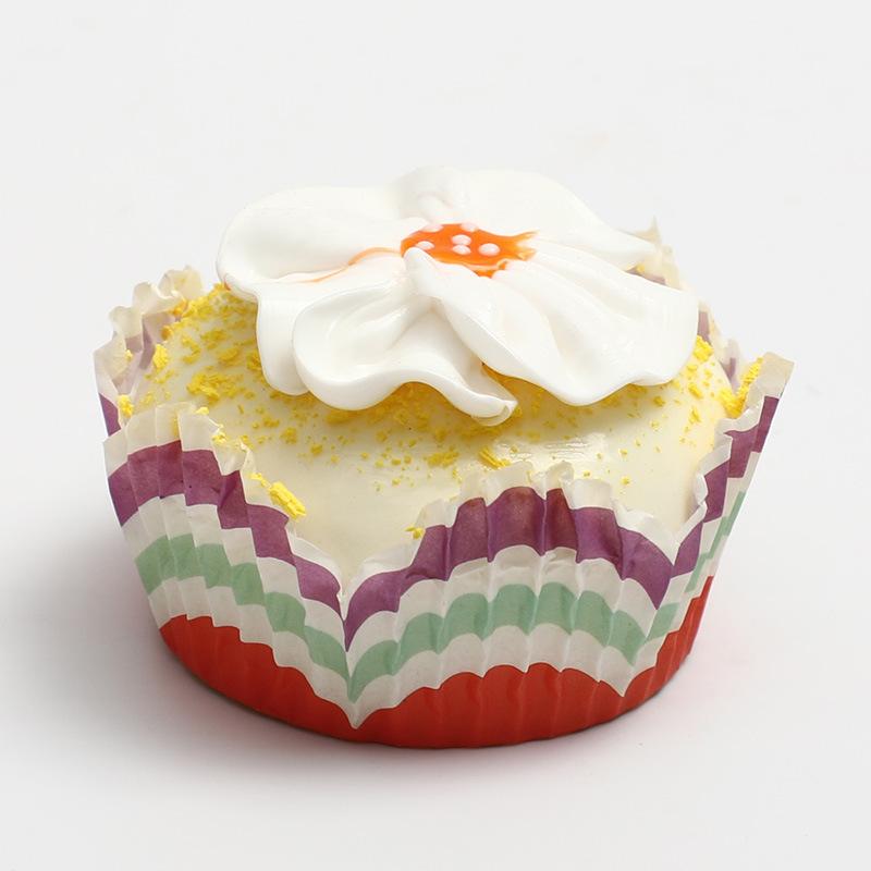 Кекс Клубника Торт Украшение Pu Моделирование Реквизит для торта Раннее образование — фото 4