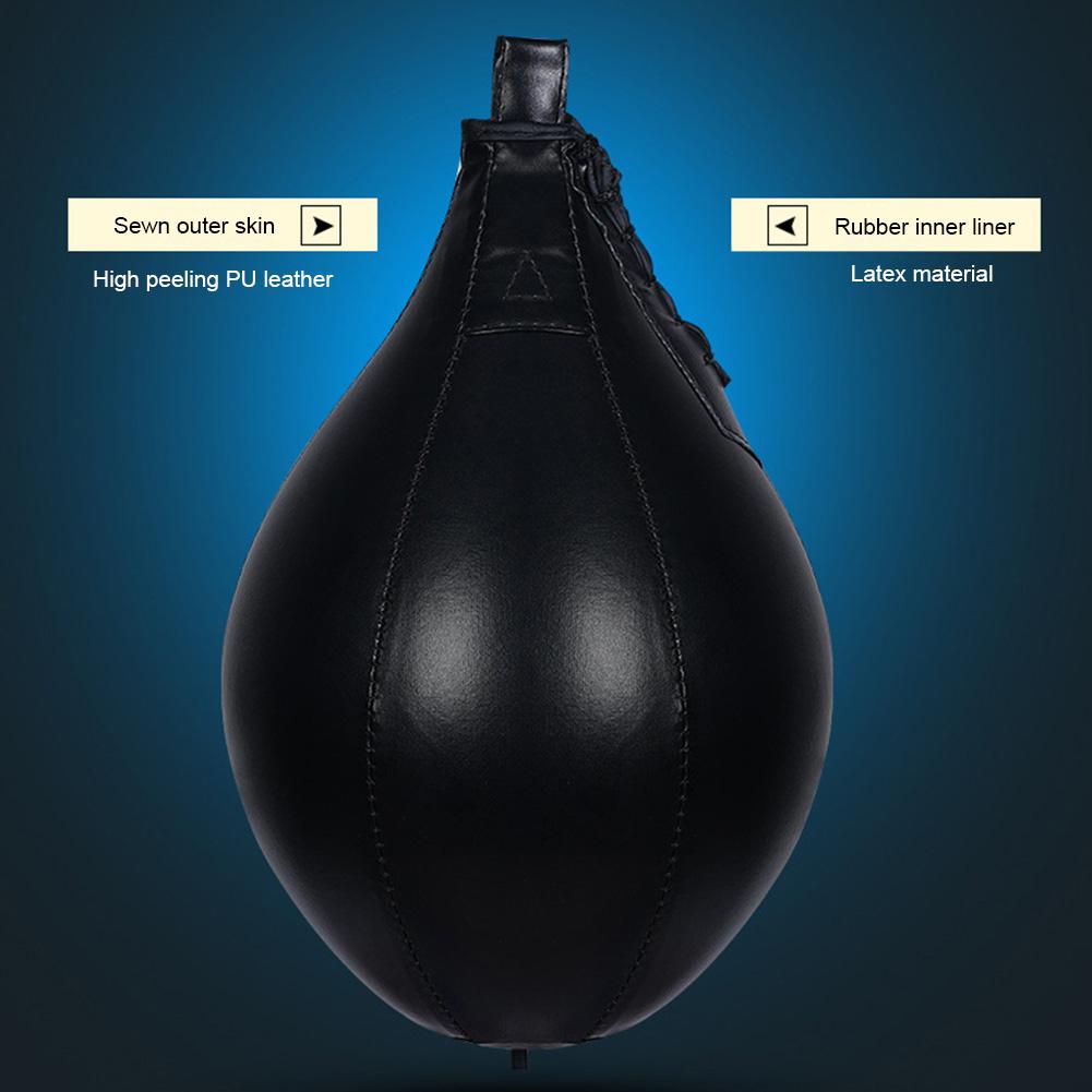 Boxing Speed Ball Hanging Boxing Ball PU Leather Hanging Punching Bag Stress Relief Boxing Reflex Ball for Muay Thai Training