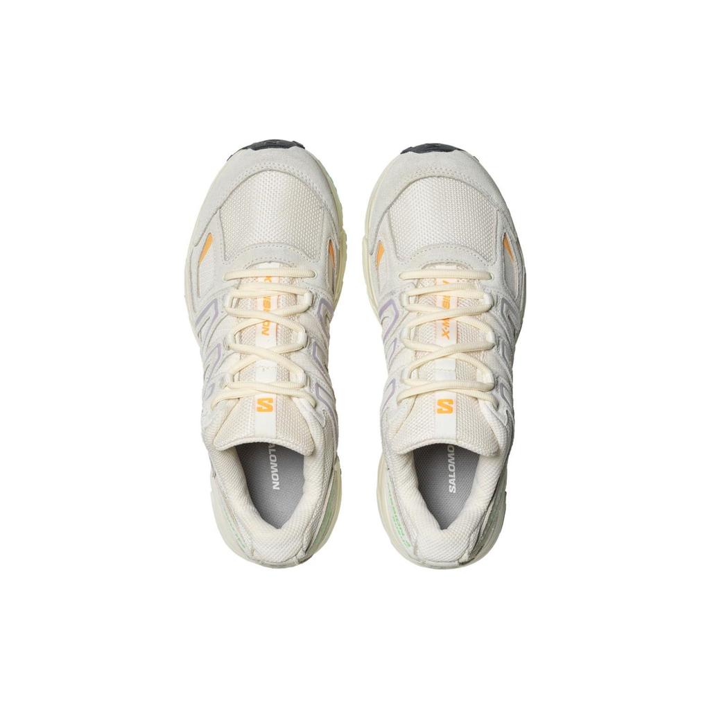 Salomon X-Mission 4 Suede Fabric Leather Breathable Durable Low-Top Outdoor Functional Shoes Unisex Shoes Vanilla 471384