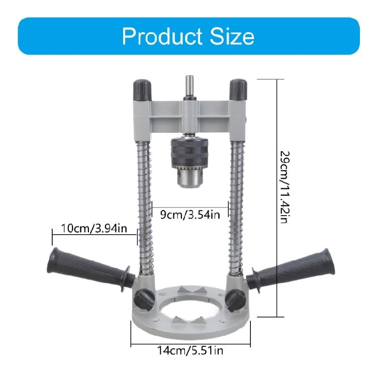 Adjustable Depth Control Drill Guide System Drill Press Guide Suitable for Standard Bit and Drill Accessories