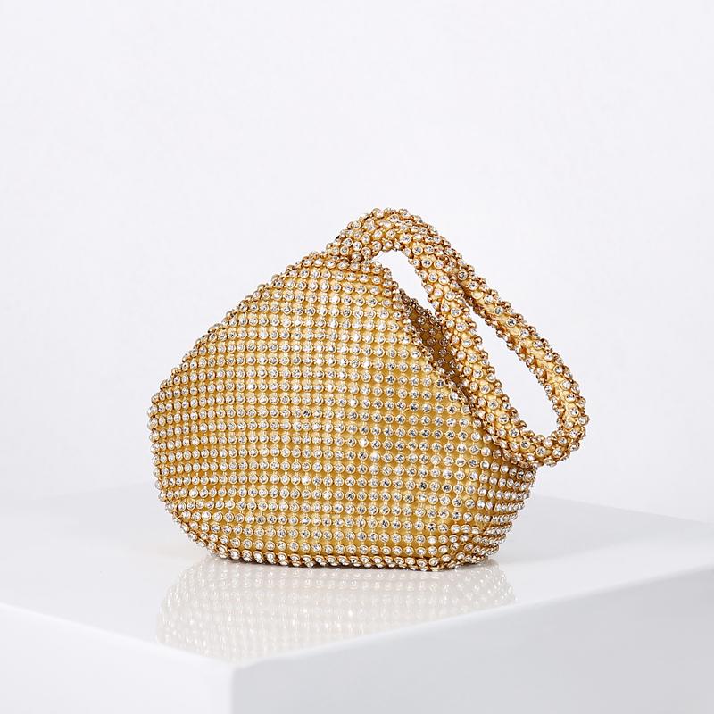 Gold Diamond Clutch Party Purse for Ladies Handbags Bling Evening Bags Luxury Designer Small Clutch Bag Mini Wallets 2026