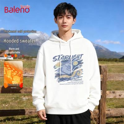 Baleno Men's Fleece Lined Hooded Sweatshirt