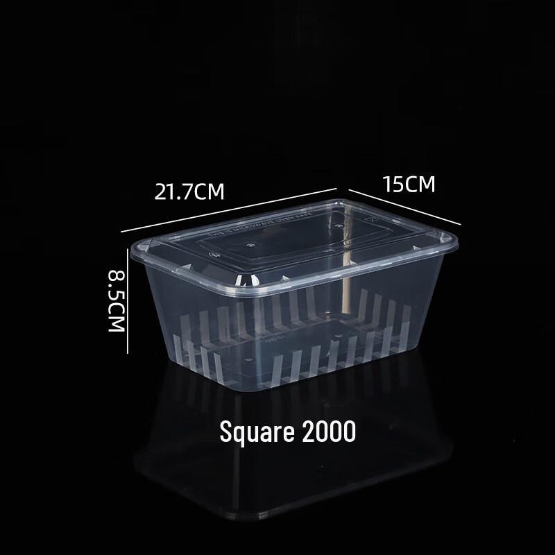 Xiao Yue Ya 2L Disposable Rectangular Takeout Containers
