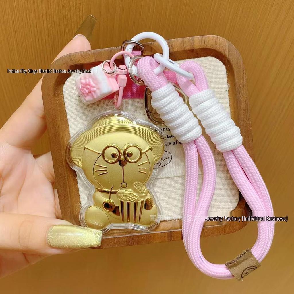 Shuibei 999 Feingold Cartoon Handy-Anhänger & Schlüsselanhänger, 20mg