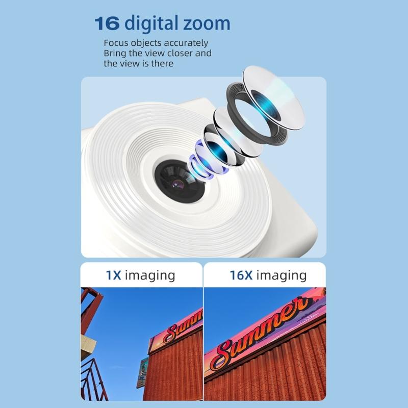 H12 Card Camera Kids Digital Camera 48MP Lens 2.8inch Screen 1080P for Children Boy Girls Birthday Gift