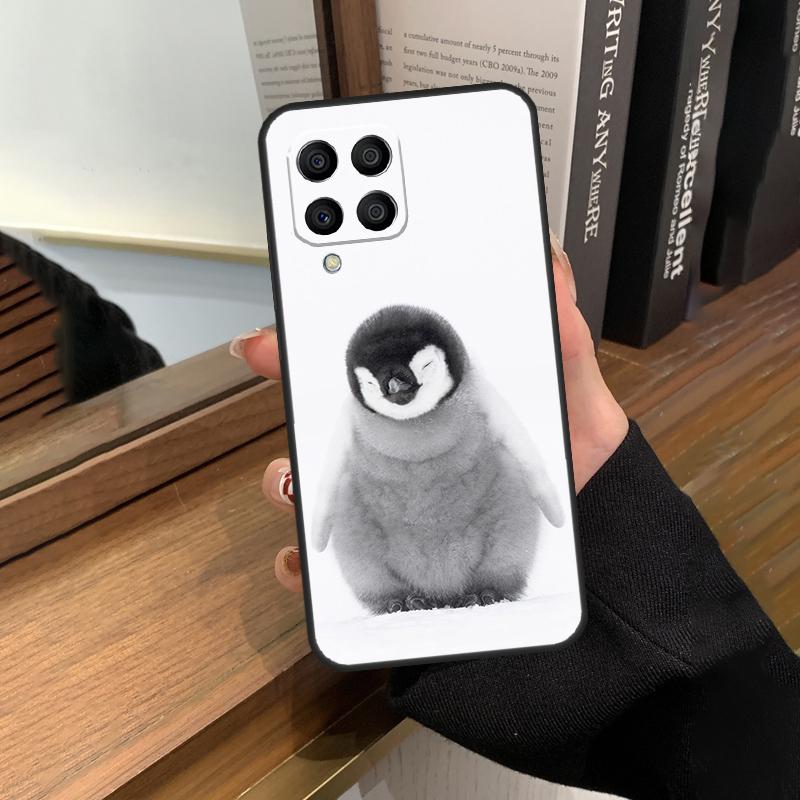 Penguin Snow Arctic Cute Animal Case For Samsung Galaxy M56 M06 M16 M36 M52 M32 M12 M54 M34 M14 M35 M55 M15 M11 M31 M13 M53