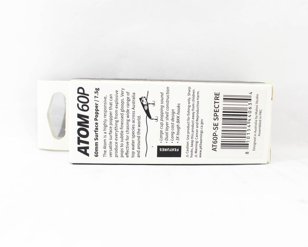 Malosi AT60P-SE Popper Micro Atom 60P Floating Lure Spectre (0634)