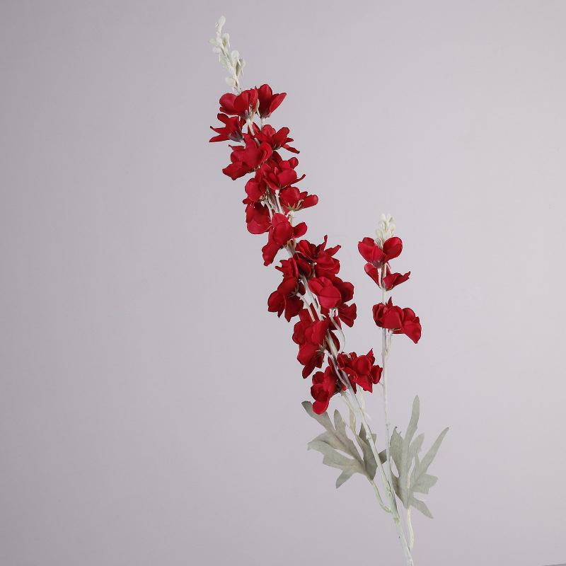 83Cm Flocking Delphinium Artificial Flower Branch Home Decoration Fetionzi Fake Flower Wedding Decor Banquet Photography Props