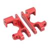 2PCS RC Caster Blocks   High Hardness Aluminum Alloy Front C Hub Carrier for   Rustler 4  1:10 RC Car