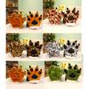 Fluffy Simulated Tiger Tail Faux Tiger Paw Hand Warmers  Cosplay Costume Accessories