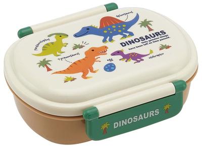 Lunch 360ml Fluffy Made In Single Dishwasher and Microwave Dinosaur Picture Dinosaur Design for Children's Box, Capacity, Lid, Japan, Tier,