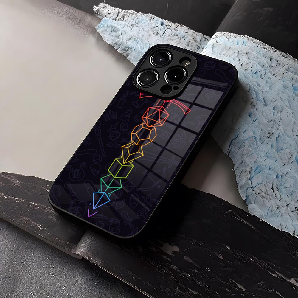 

Game D-Dungeons D-Dragons Phone Case Tempered Glass For IPhone 16 13 14 12 15 11 Pro Max Plus Mini X XR SE2020 Coque iPhone 15 Pro