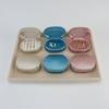 Luxury Finish Velvet Ring Box Velvet Earring Storage Box Elegant Wedding Jewelry Case  Travel Use