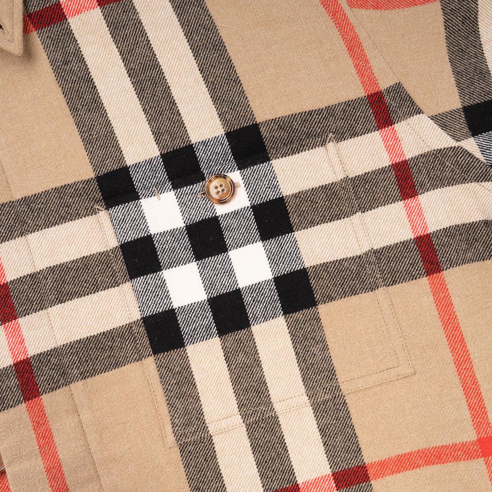 Burberry House Check Wool Cotton Shirt 80585841