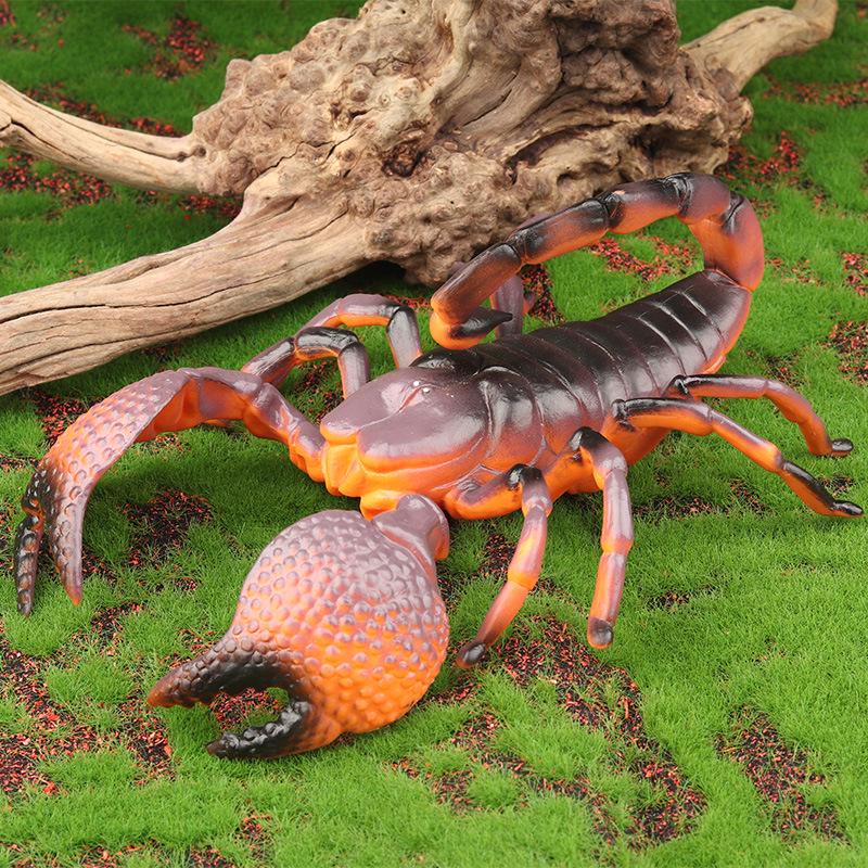 Large Insect Model Toy Set: Spider, Scorpion, Rhinoceros Beetle, Bee, Dragonfly