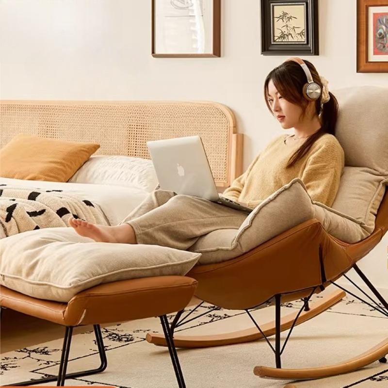 Modern Minimalist Footstool, Multifunctional Soft Cushioned Ottoman for Room Sofa, Recliner & Entryway, Versatile Storage Bench