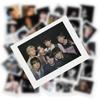 50pcs BTS Polaroid Style Photo Stickers Set-RM Jin Suga J-Hope Jimin V Jungkook Kpop Stickers for Laptop Water Bottle Phone Case ARMY Gift