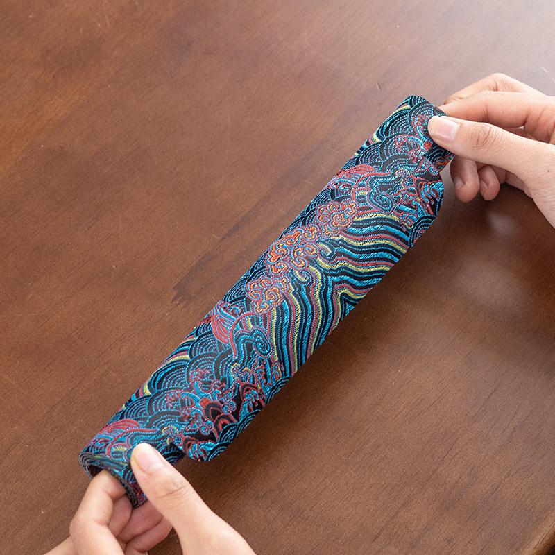 Chiński Styl Ściereczka do Herbaty Super Chłonna Gruba Serwetka do Herbaty Podkładki Stołowe Akcesoria do Ceremonii Herbacianej Retro Ściereczka do Nalewania Herbaty na Biurko