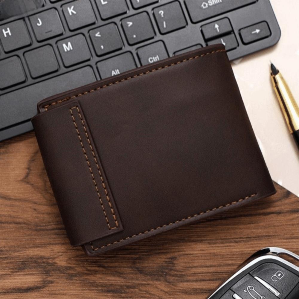 Magnetic Buckle Men's Wallet Anti-Theft Credit Card Holder Casual Short Card Bag  Daily Use