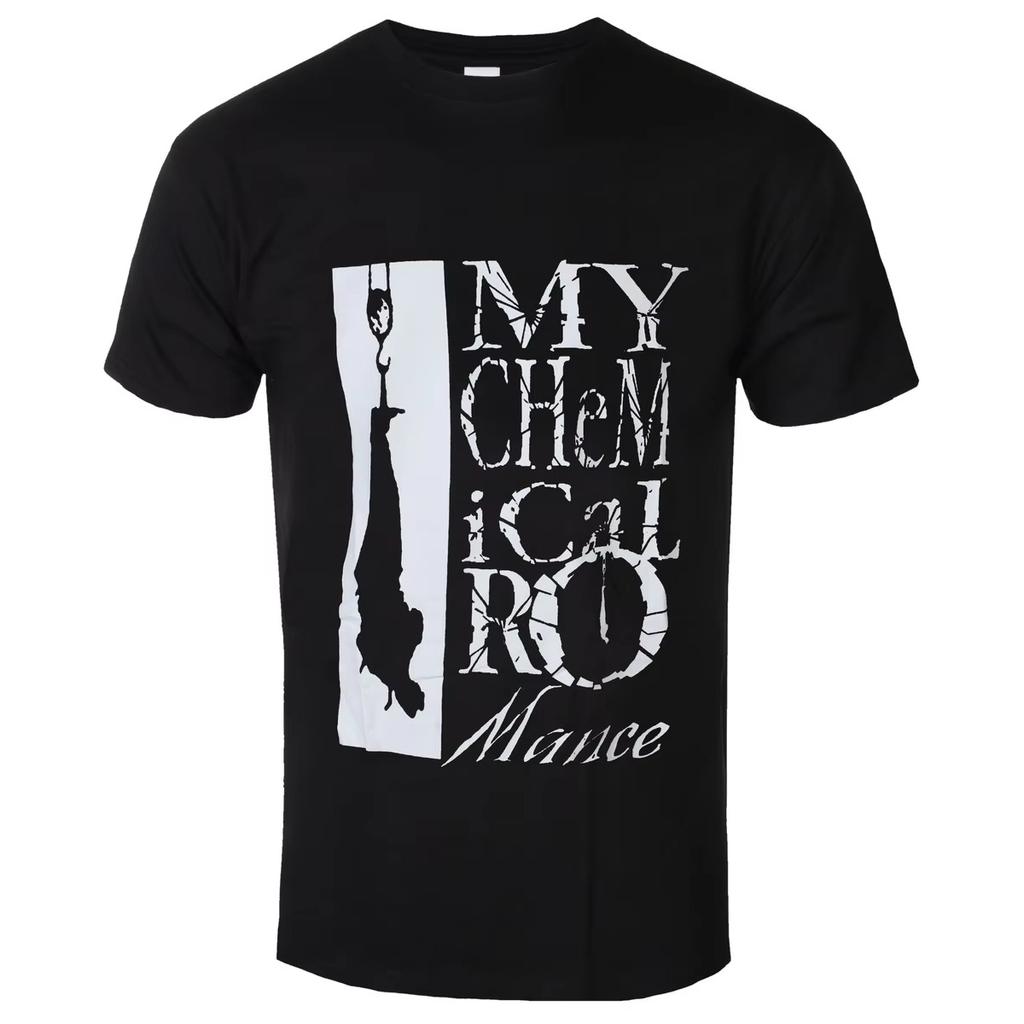 Summer Hot Sale 2026 My Chemical Romance Graphic Cotton T-shirt Men Women Vintage Top Hip Hop Streetwear Oversized T-shirt