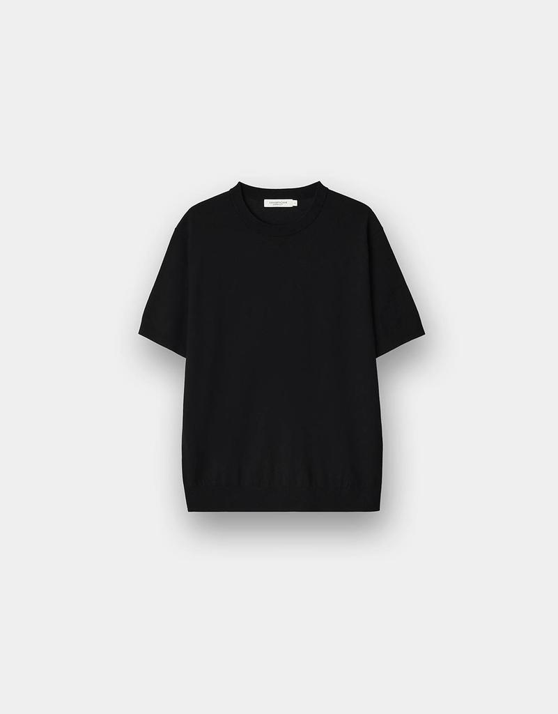 CONCEPTS1ONE Washable Crew Neck Short Sleeve Knit Sweater 10056522/056522 [2Color]