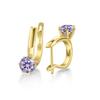 6.5mm Fashion Classic Six Prong Setting Moissanite Earrings D VVS1 Delicate Exquisite Jewelry