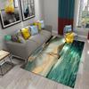 Oil Painting Sailboat Carpet Bathroom Mat Sea Scenery Waves Non-Slip Rug Kitchen Doorway Carpet Living Room Bedroom Decor Rugs