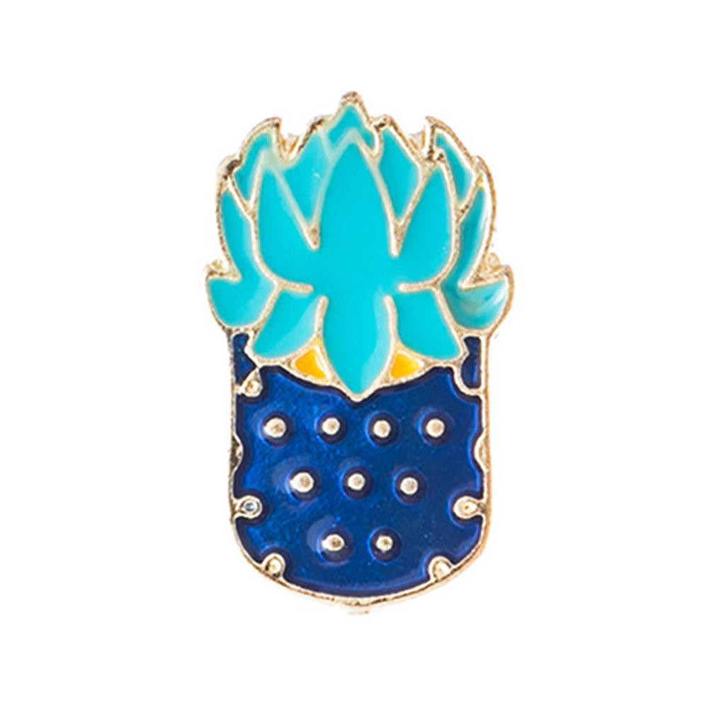 Cute Cactus Plant Pin Enamel Brooch Sweater Accessories Bag Badge Wedding Banquet Jewelry