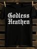 Atheist Graphic T-Shirt Mens Tshirt Womens Tshirts with Letters Print Short Sleeves T-Shirt Casual Street Tee Shirt Top
