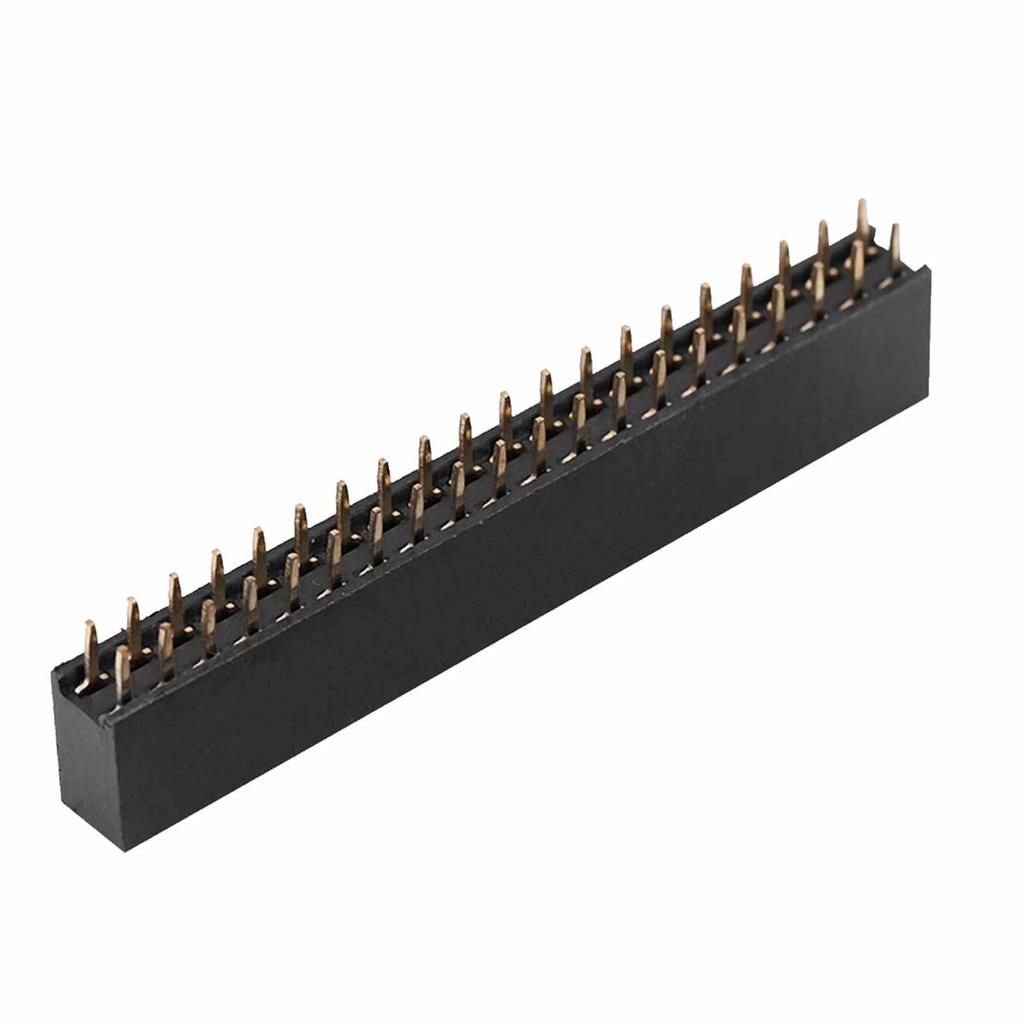 10Pcs Female Pin Header Fit for RasPi PCB Board 2x20 40 Pin Socket Connector Strip 2.54mm