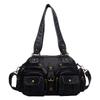 Nuova borsa a mano da donna Yk lavata, borsa a tracolla versatile per il pendolarismo, borsa a tracolla morbida in pelle