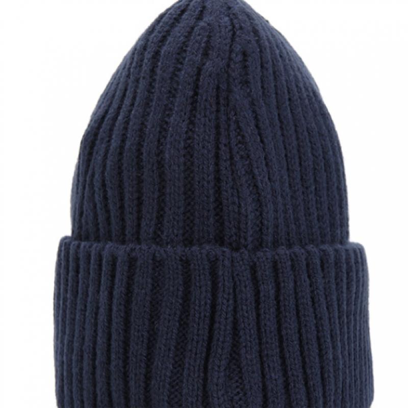KANGOL Gorro Azul Marinho com Logo em Patch 3673
