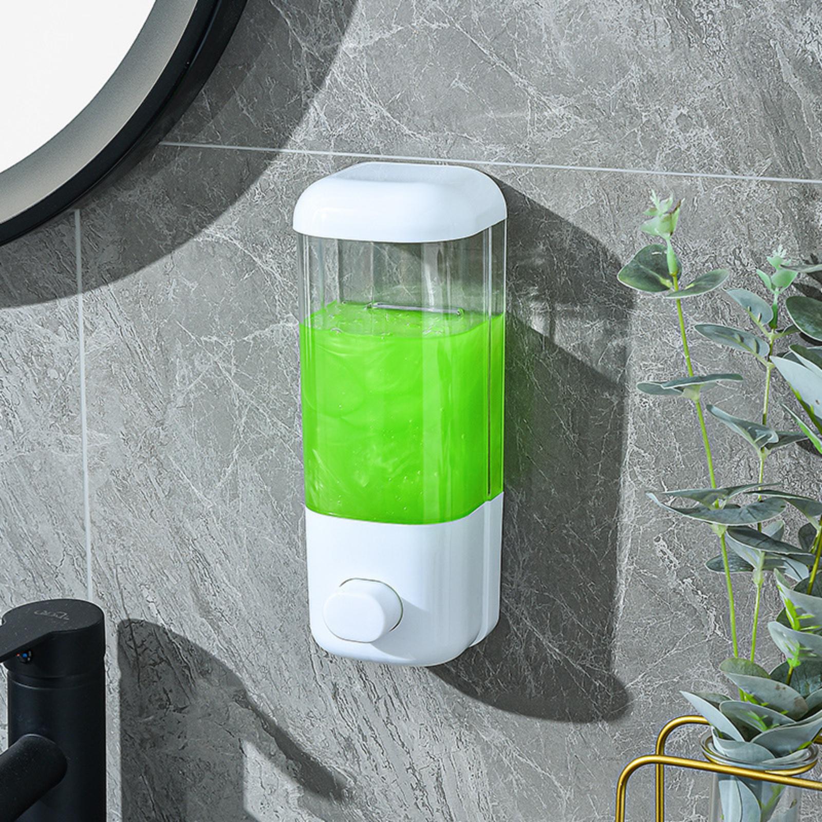 Hotel- Push-button Soap Dispenser, No Drilling Required. One Size