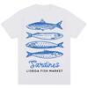 Funny Fish Market Print T-shirt Kawaii Fashion Men Women Harajuku High Quality T Shirts Loose Cotton Casual Summer T Shirt Gifts