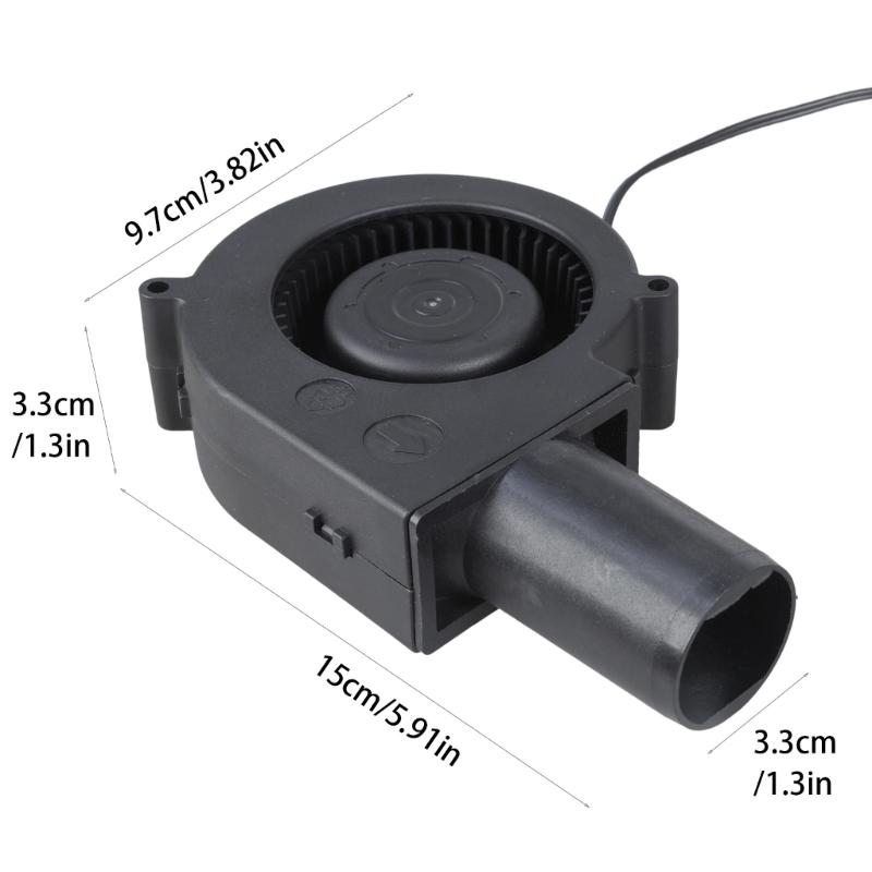 Plastic Electric Blower With 3 Speed Settings USB Operated Ideal For Barbecue Ignition Ventilation & Outdoor Adventures