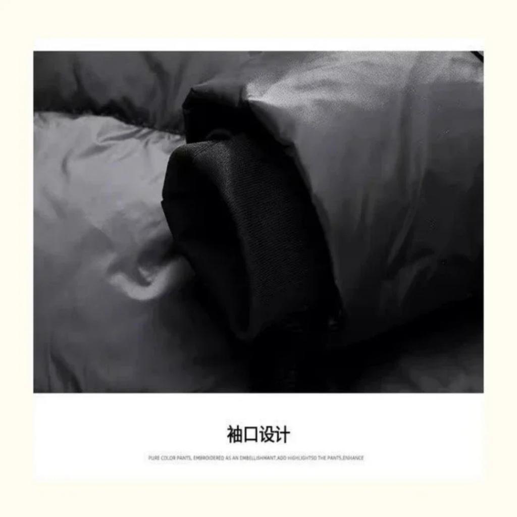 New Men's Hooded Goose Down Jacket for Autumn and Winter Luxury Fashion Leisure Outdoor Waterproof and Warm Down Jacket