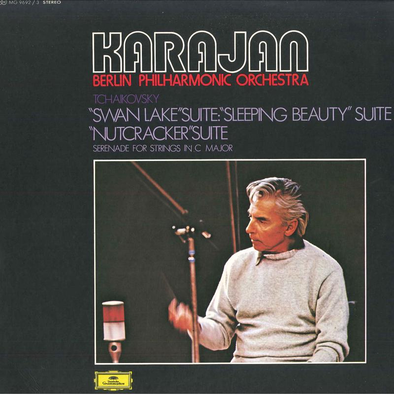 LP Record HERBERT VON KARAJAN(COND.)/BERLIN P - Tchaikovsky/<swan Lake>suite,<sleep MG96923 POLYDOR Japan Obi Classical Used