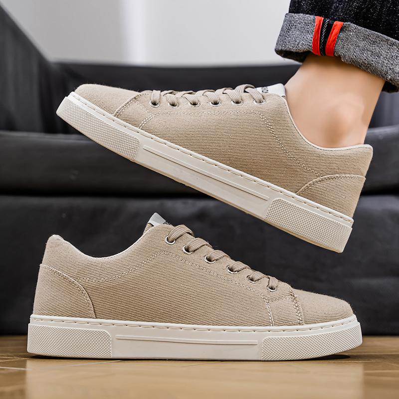 Spring and Autumn New Breathable Casual Men's Shoes Korean Edition Comfortable, Lightweight, Versatile Trendy Board Shoes