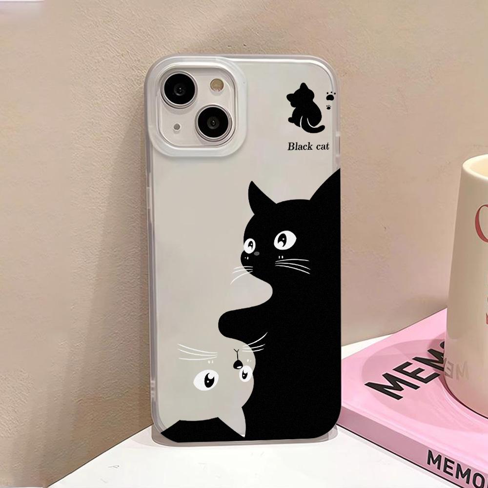 Uroczy Pies Kreskówkowy Szczeniak Etui na Telefon Dla iPhone 13 Etui iPhone 11 12 14 15 Pro Max 13 12 Mini 15 Plus Przezroczysta Pokrowiec Miękka Funda