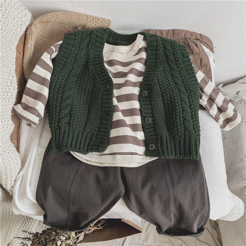 Autumn Baby Retro Pocket Dungarees Loose Girl Children Casual Pants Boy Kids Fashion Trousers Cotton Clothes