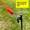 4/6M Adjustable Camping Tent Awning Wind Rope With Fastener Buckle Pulley Tensioner Ratchet Hangers For Lights