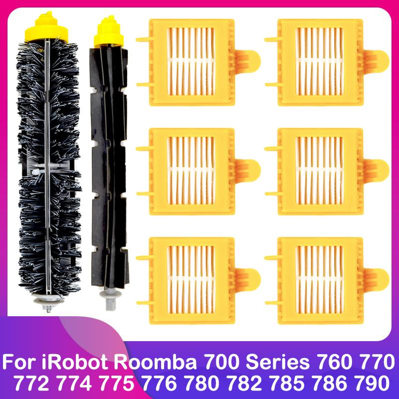 Fit For iRobot Roomba 700 Series 770 780 790 772 774 775 776 760 782 785 786 Main Side Brush Hepa Filter Wheel Accessories Spare