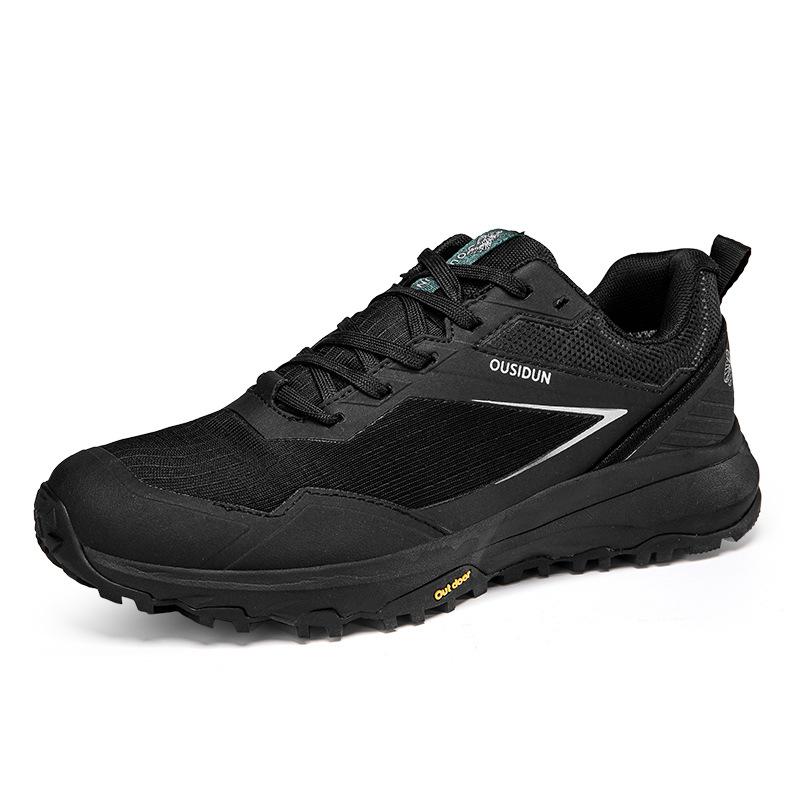 Outdoor Hiking Shoes Men's Autumn New Waterproof, Non-slip and Wear-resistant, Lightweight and Shock-absorbing Multi-terrain Sports Hiking Shoes