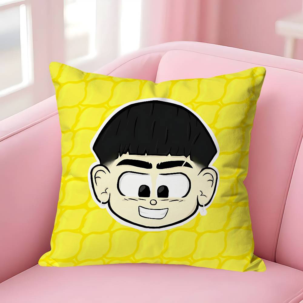 MMilo J Singer 111 Anime Celebrity Merchandise AllMatch Printed Pillow Case Sofa Car Office Room Decoration Protector