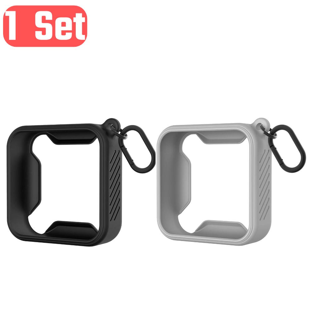 Silicone Speaker Cover Portable Speaker Protective Box Shockproof Anti-fall with Metal Hook Accessories for Marshall Willen