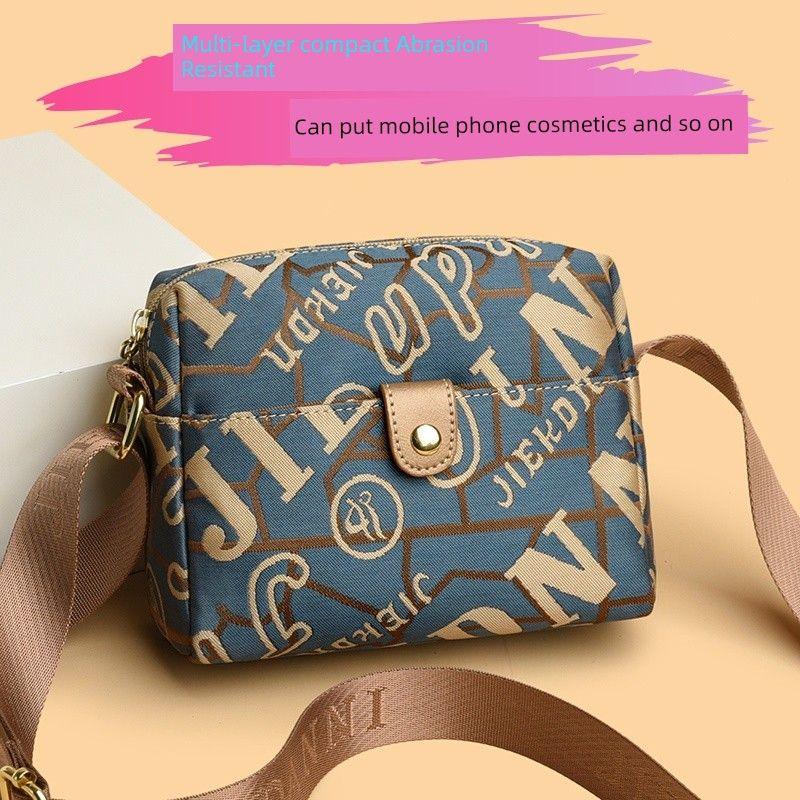 

Jack Danni Casual Mobile Phone Bag Shoulder Mini Small Bag 2025 New Casual All-matching Canvas Bag Shoulder Bag Royal Blue