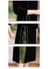 Mother's Wear: New Spring & Autumn 2026 Chinese Style Gold Silk Velvet Qipao Dress for Middle-Aged & Elderly Women