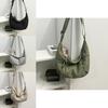 Trendy Cow Horn Bag With Durable Nylon And Zip Closure For Daily Casual Outfits
