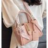 High-end small bags, women's bags versatile  new texture, popular messenger bags this year, portable bucket bags